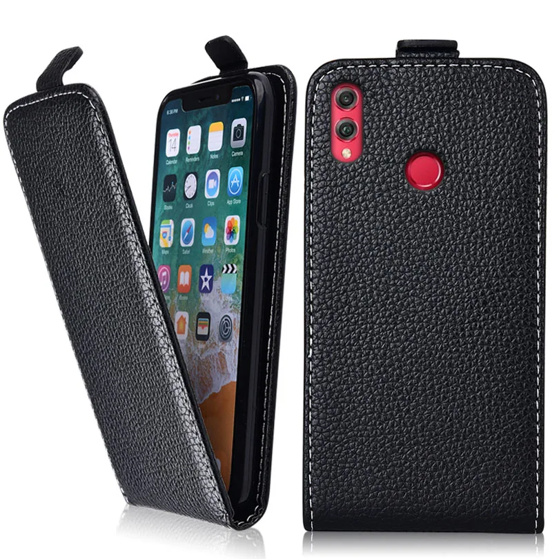 

On Honor 8X Leather Vintage Flip Case For Huawei Honor 8X 9X Special Cartoon Cover PU Leather Plain Cute Phone Bag Fundas