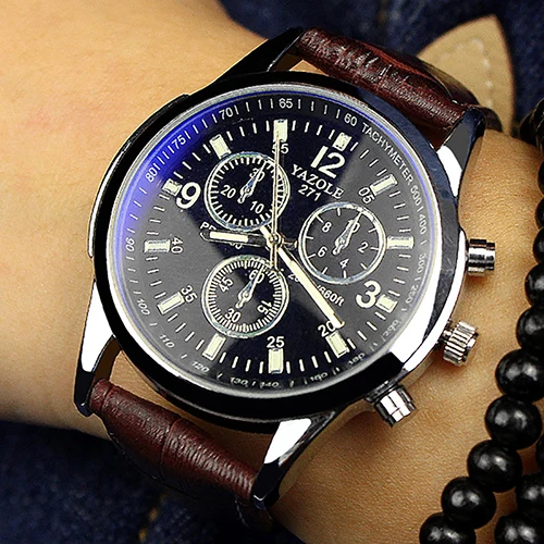 Unisex Military Business Stainless Steel Case Faux Leather Analog Quartz Watch Unisex Military Business Stainless Steel Case Faux Leather Analog Quartz Watch