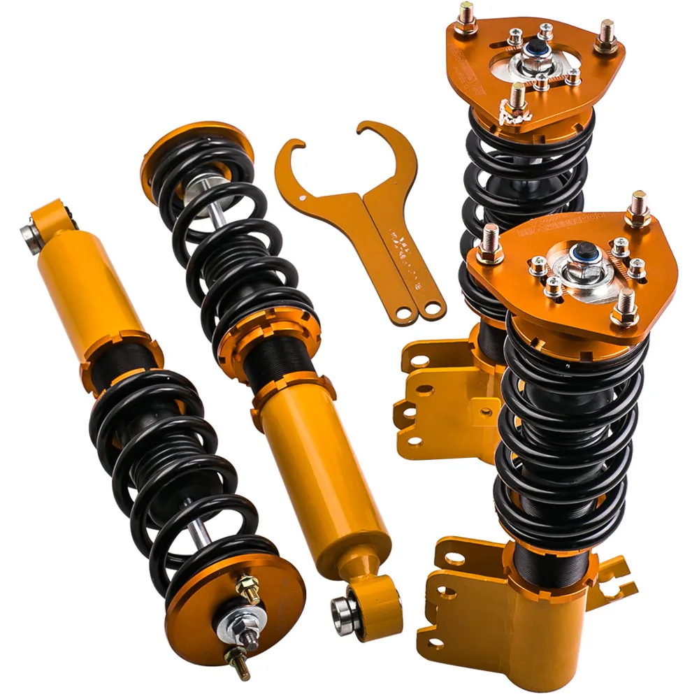 

Coilovers Suspension Spring Struts Kit For Nissan Silvia S13 180SX 200SX CA18DET 89-94 180/200/240SX CA18DE 89-94 Camber Plate