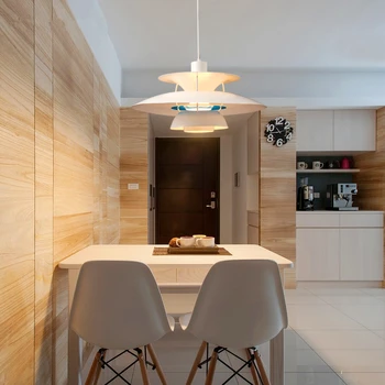 

living room chandelier Nordic postmodern bedroom pendant lamps aluminum LED suspension luminaires novelty hanging lights