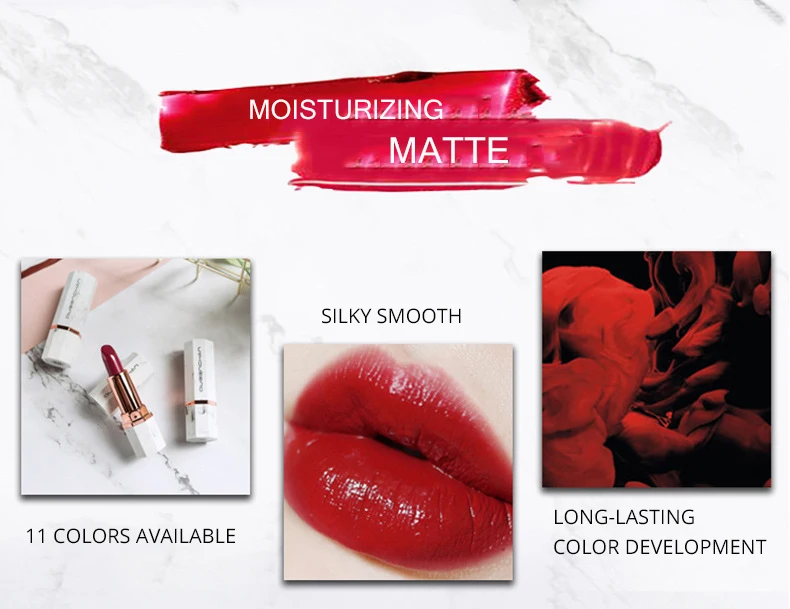 12 color marble Moisturizing matte lipstick (2)