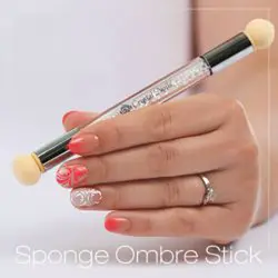 1 шт. Кисть для ногтей, Franterd Dual Tipped Ombre Stick спонж для рисования на ногтях кисть для DIY градиентная расцветка УФ гель для ногтей Инструменты (1, A)