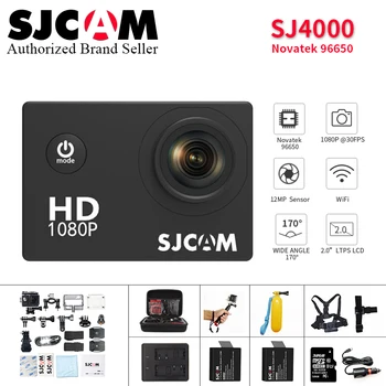 

Original SJCAM SJ4000 Action Camera 2.0 inch Sports DV 1080P HD Diving 30M go Waterproof pro yi mini Camcorder SJ 4000 Cam DVR