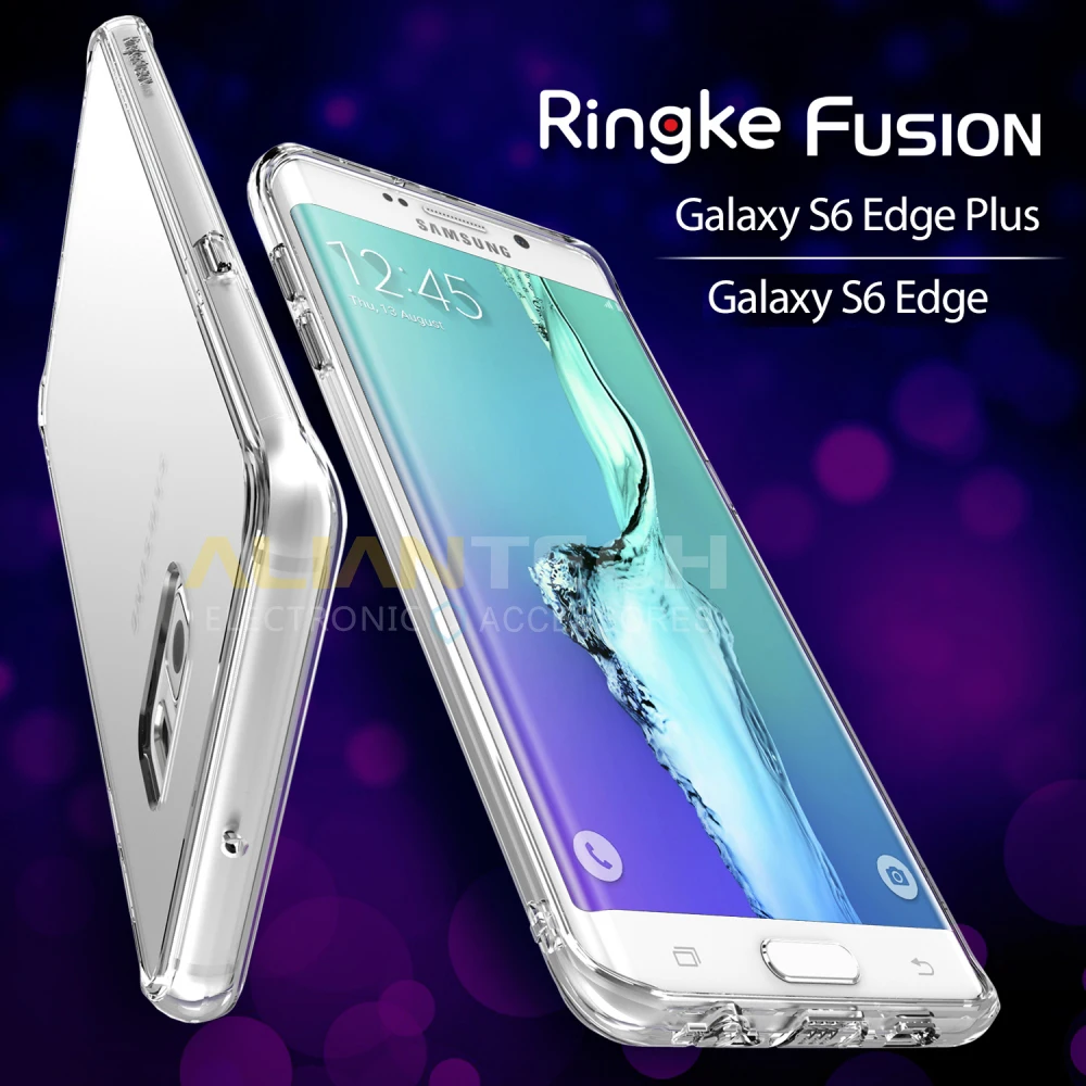  100% Original Ringke Fusion Case for Samsung Galaxy S6 Edge / Samsung Galaxy S6 Edge Plus / S6 Edge+ Clear Back Cover Cases 
