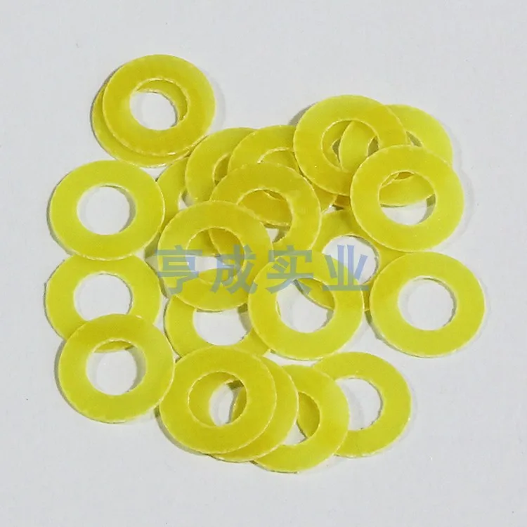 100pcs M5-M5.6 Bakelite Epoxy fibre sheet gasket 0.3/0.5mm thickness