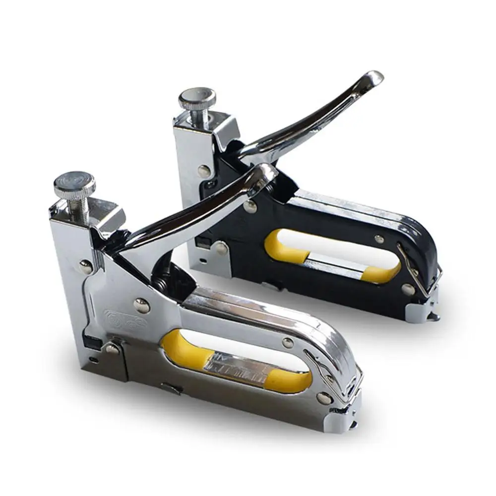 

3 In 1 Manual Nail Heavy Duty Manual Staple Nail Upholstery Tacker Multitool Furniture Stapler Staple for Hobby Art Craf