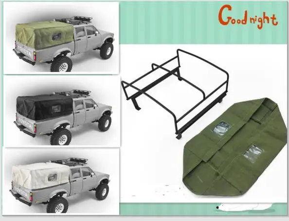 Металлическая корзина для грузового ковша с брезентом killerbody 1/10 Toyota Land Cruiser LC70 48601
