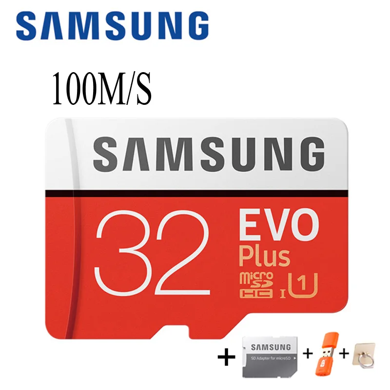 Карта памяти SAMSUNG 32 Гб 64 Гб 128 ГБ 512 ГБ C10 TF карта класс 10 EVO PLUS micro SD карта для планшета смартфона