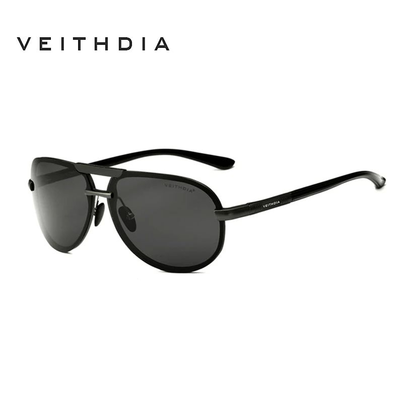 Veithdia, алюминиевый Магниевый сплав очки мужские солнцезащитные очки поляризованные линзы для вождения/рыбалки солнцезащитные очки мужские очки для мужчин
