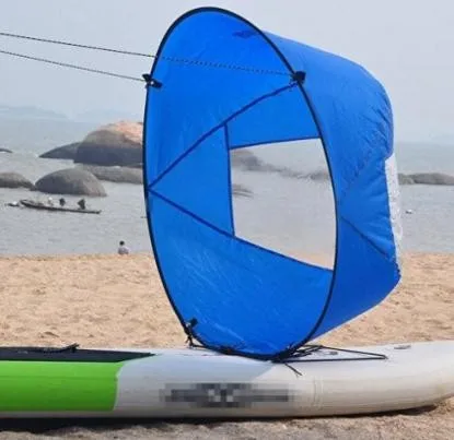 New Style Durable 42" Kayak for fishing sailing boat accessories marine Wind Sup Paddle Board Sail with clear window