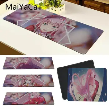 

MaiYaCa Custom Skin Zero Two Darling in the FranXX Keyboard Gaming MousePads Edge Lock Speed Version Game Keyboard Pad for Gamer