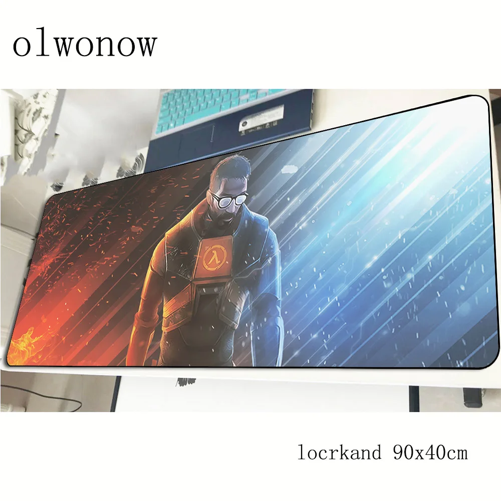 Коврик для мыши half life locrkand 900x400x2 мм коврик лучший игровой геймер высококлассные