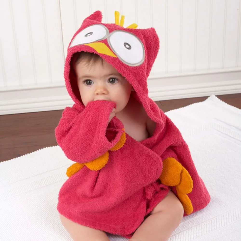Bathrobe-Children-Skin-Friendly-Hooded-Baby-Bathrobes-Animal-Modeling-Newborn-Bathrobes- Kids-Robe-Cartoon-Towe -T0020 (5)
