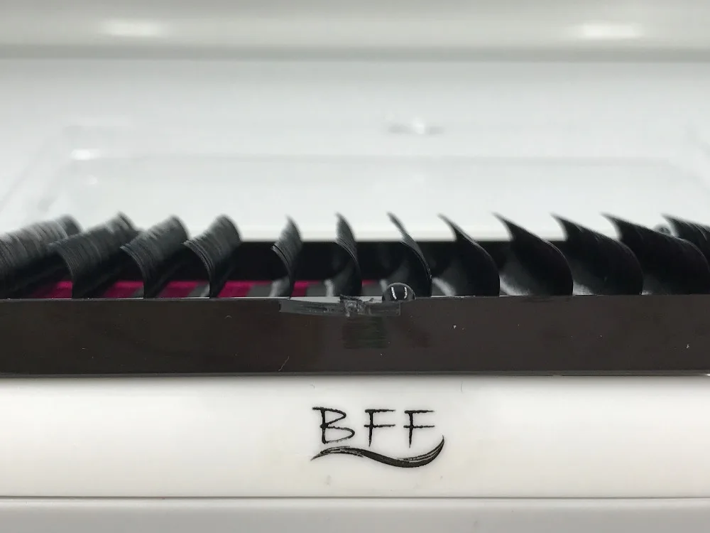 Бренд BFF 10 коробок накладных ресниц весь размерный ряд 0,05/0,07/0,1/0,15/0,2/0,25 качество искусственные, ненастоящие, поддельные индивидуальное наращивание ресниц