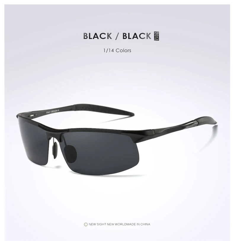 

HDSUNFLY Aluminum Magnesium 100% Polarized Sunglasses For Men Brand Designer Male Eyewear Driving Sun Glasses