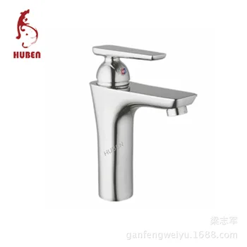 

Tiger Ben Single faucet holes basin full copper hot and cold basin taps bathroom basin hands face the audience