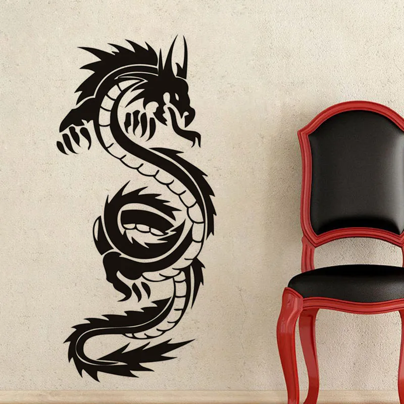 Dragon Wall Sticker Living Room Interior Design Removable Vinyl Art Decorative Wall Decals