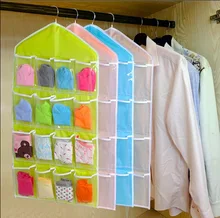 newHome Underwear Closet Pouch Baby Nappy Bag Toy Socks Case Dustproof Storage Bags Foldable Home Basics Fabric Storage Box Case