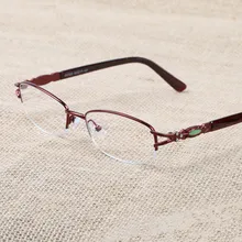 Модные ультралегкие красные очки для чтения, Женские уютные анти-голубые легкие очки с оправой из сплава, Рецептурные очки, близорукость, очки