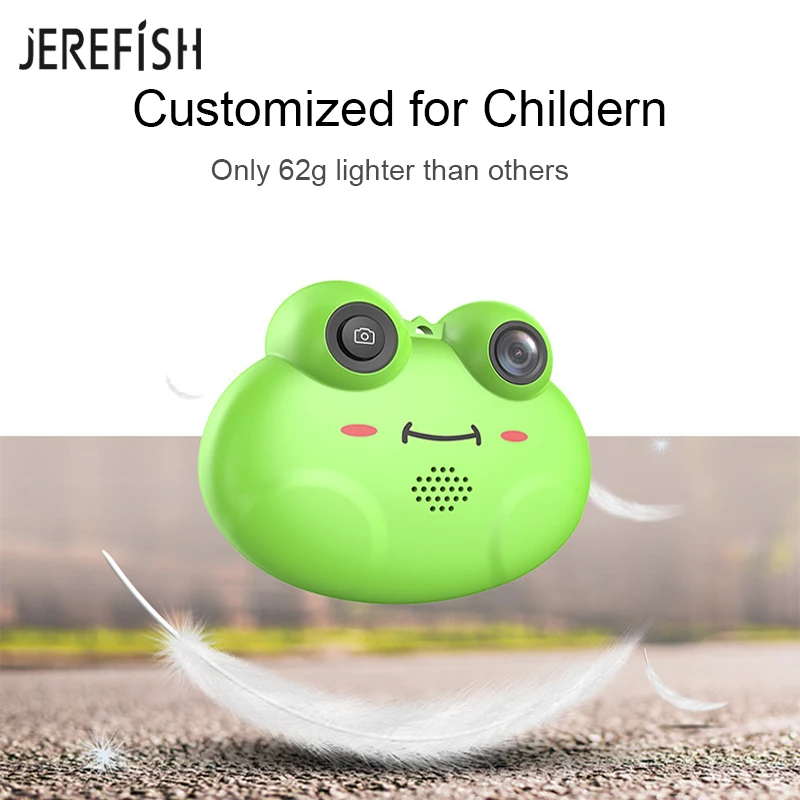 JEREFISH HD лягушка детский фотоаппарат Цифровая фотокамера Juguetes фотография подарок