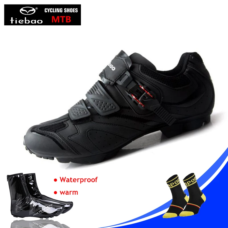 

TIEBAO Cycling Shoes Men Sneakers zapatillas deportivas mujer Mountain Bike Shoes sapatilha ciclismo mtb Bicycle cover shoe
