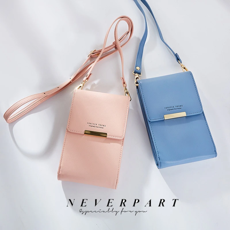 

2018 ID Card Pocket Shoulder Bag Diagonal Mobile Phone Bags Personality Multifunction Lady Wallets Large Capacity Messenger Bags