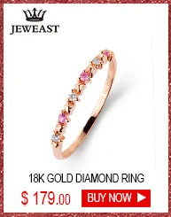 18k Pure Gold Rings Noble Diamond 750Solid Female Exquisite Elegant Precious Fine Jewelry Beautiful  Women Ring