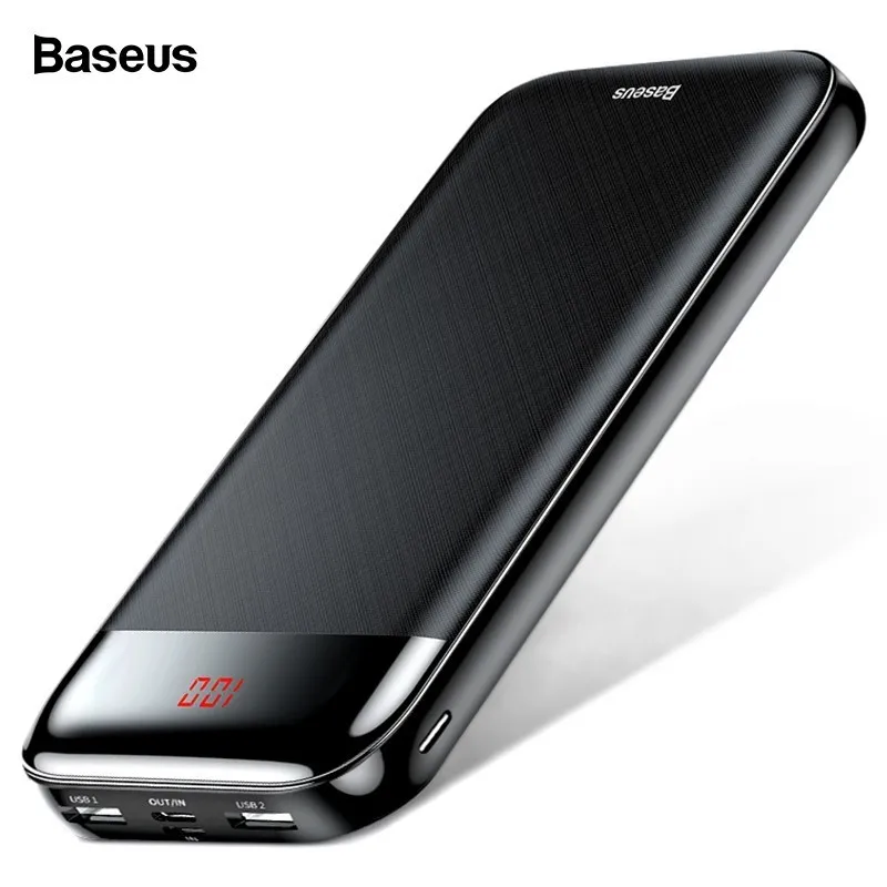 Baseus 20000mAh Power Bank For iPhone Xiaomi Portable 20000 mAh Powerbank External Battery USB C PD Charging Charger Poverbank