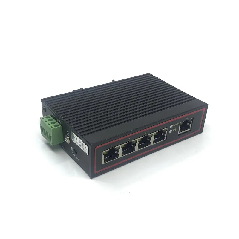 Промышленный Коммутатор 10/100 Мбит/с 5 портов ethernet промышленный switch5V 58V