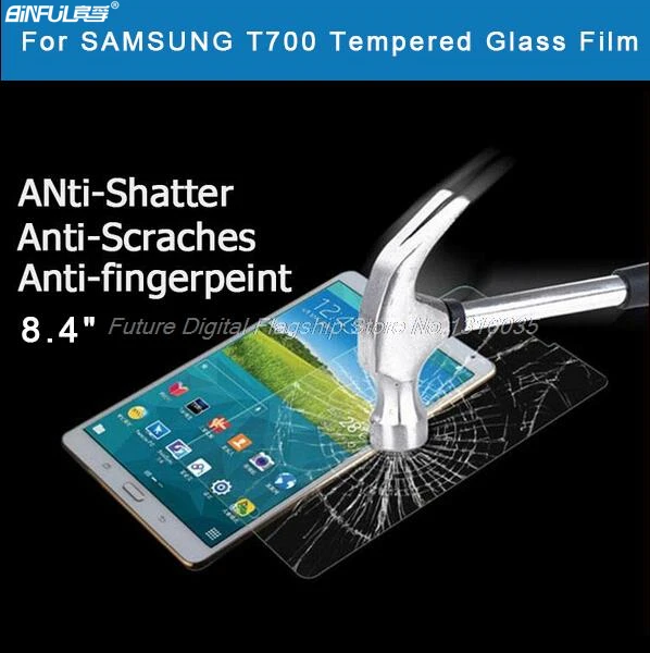 Премиум закаленное стекло для планшета Samsung Galaxy Tab S 8.4 T700 T705 T707 Anti shatter ЖК экран