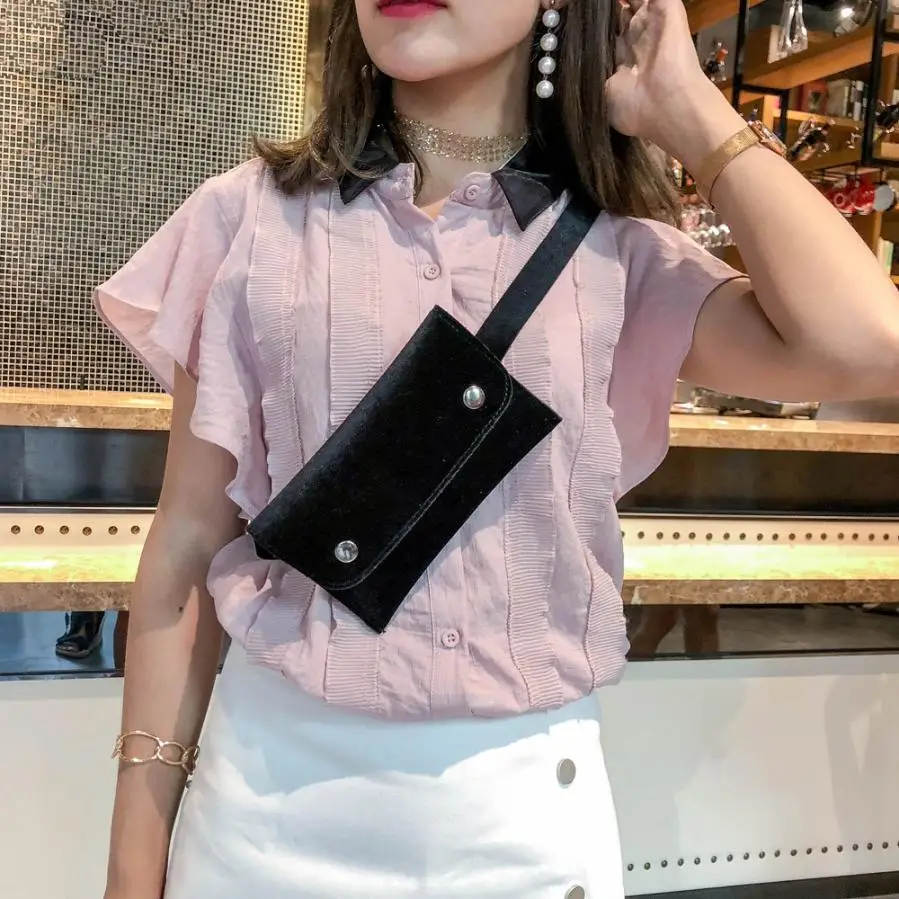 

2018 Fashion Women Bags Solid Leather Shoulder Bag Crossbody Messenger Bag for Girls Waist Chest Bag bolsos feminina