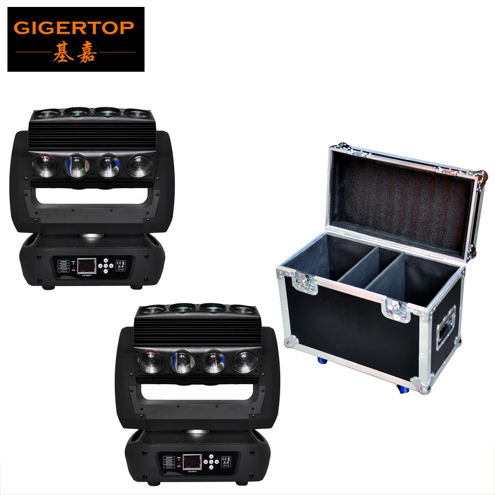 

400W Led Moving Head Beam Light with 16x25W 4IN1 RGBW Led Moving Head Spider Light 118/30/82 DMX DMX 512 2IN1 Flight Case Pack