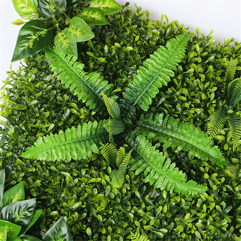 40*60 искусственные зеленые горшечные растения фоновая стена для дома компания настенное украшение здания декоративный материал 5 шт./лот