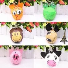 Дорожная хозяйственная сумка через плечо милые Мультяшные животные милый мешок жирафа Повседневная эко-сумка складные многоразовые сумки 7 цветов