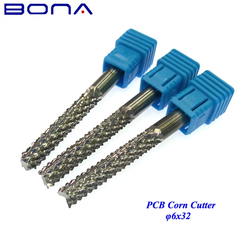 Longest Life! 6.0x32mm Tungsten Steel Carbide PCB Mill Bits CNC Router