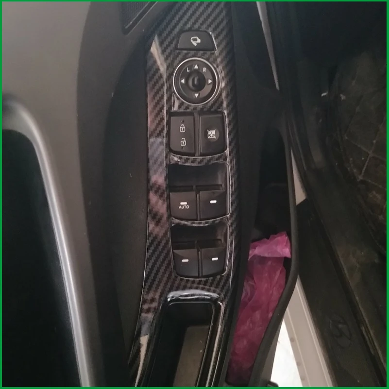 Для hyundai Avante Sedan LHD межкомнатные дверные ручки стеклоподъемное зеркало отрегулируйте переключатель кнопка крышка наклейка отделка молдинги