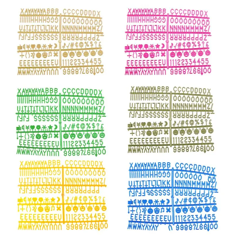 

Characters For Felt Letter Board 340 Piece Multicolor Numbers For Changeable Letter Board