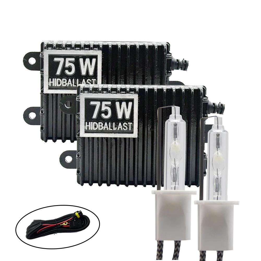 TPTOB 75 W балласт HID ксеноновая лампочка 12 V H1 H3 H7 H11 9005 9006 4300 k 5000 k 6000 k 8000 k Авто Xeno фар лампа