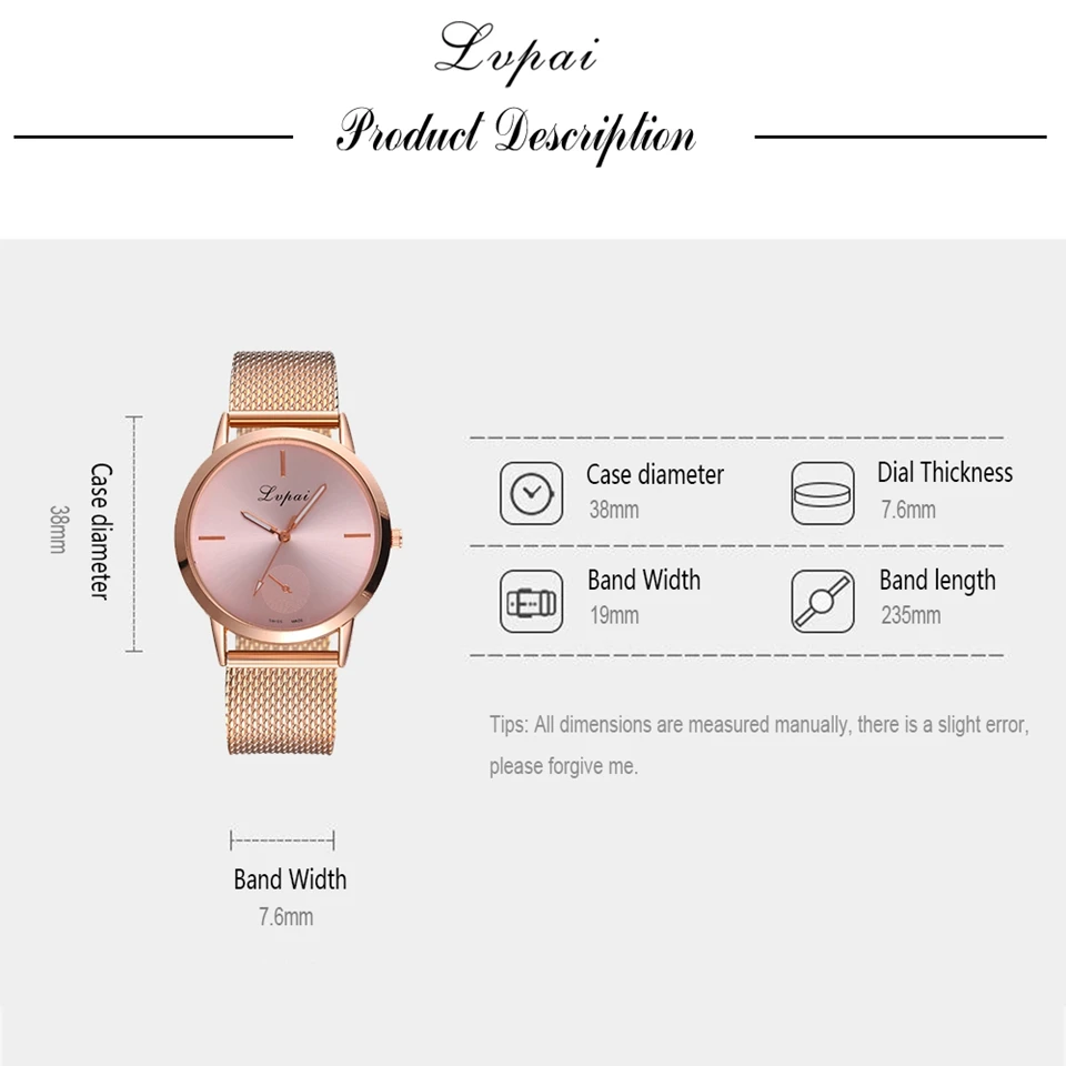 Lvpai Модные Кварцевые часы Женские часы для девушек известный бренд наручные часы женские часы Montre Femme Relogio Feminino