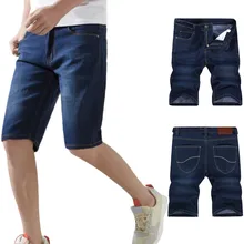 Модные мужские повседневные обтягивающие короткие спортивные штаны большого размера с карманами, мужские крутые джинсовые брюки, горячая Распродажа, короткие штаны высокого качества