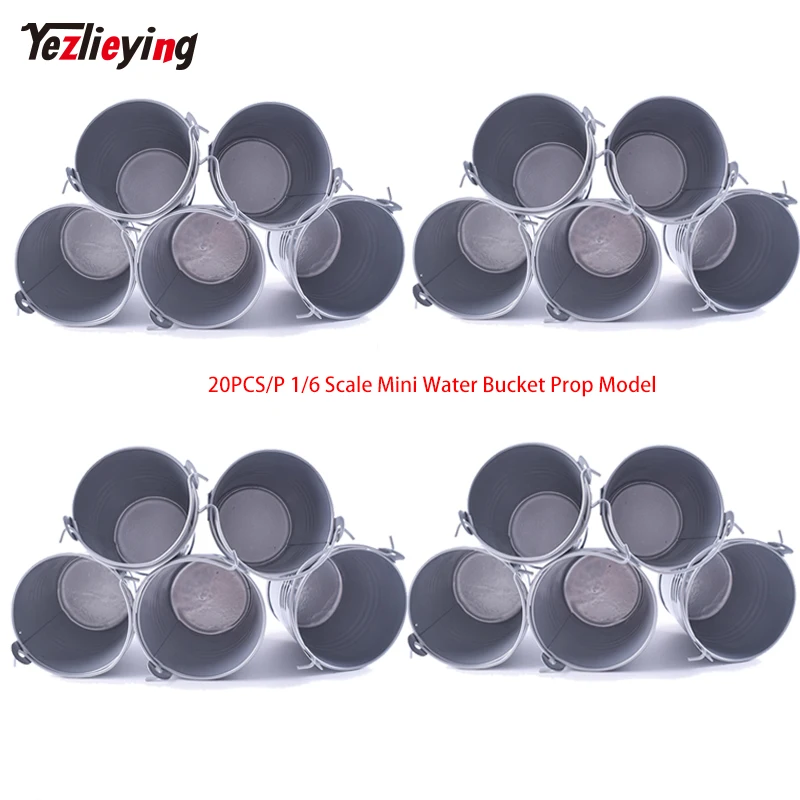 

20PCS/Set Mini Water Bucket Prop For 1/6 Scale Male 12 Inch Soldier Action Figure 1:6 Army Toy Original Edition Doll Toys