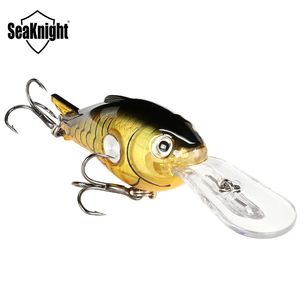 

SeaKnight SK003 Crankbait Fishing Lure 1PC 10g 55mm 1.8-3.9M Floating Wobbler Fishing Lure Deep Diving Crank Bait Hard Saltwater