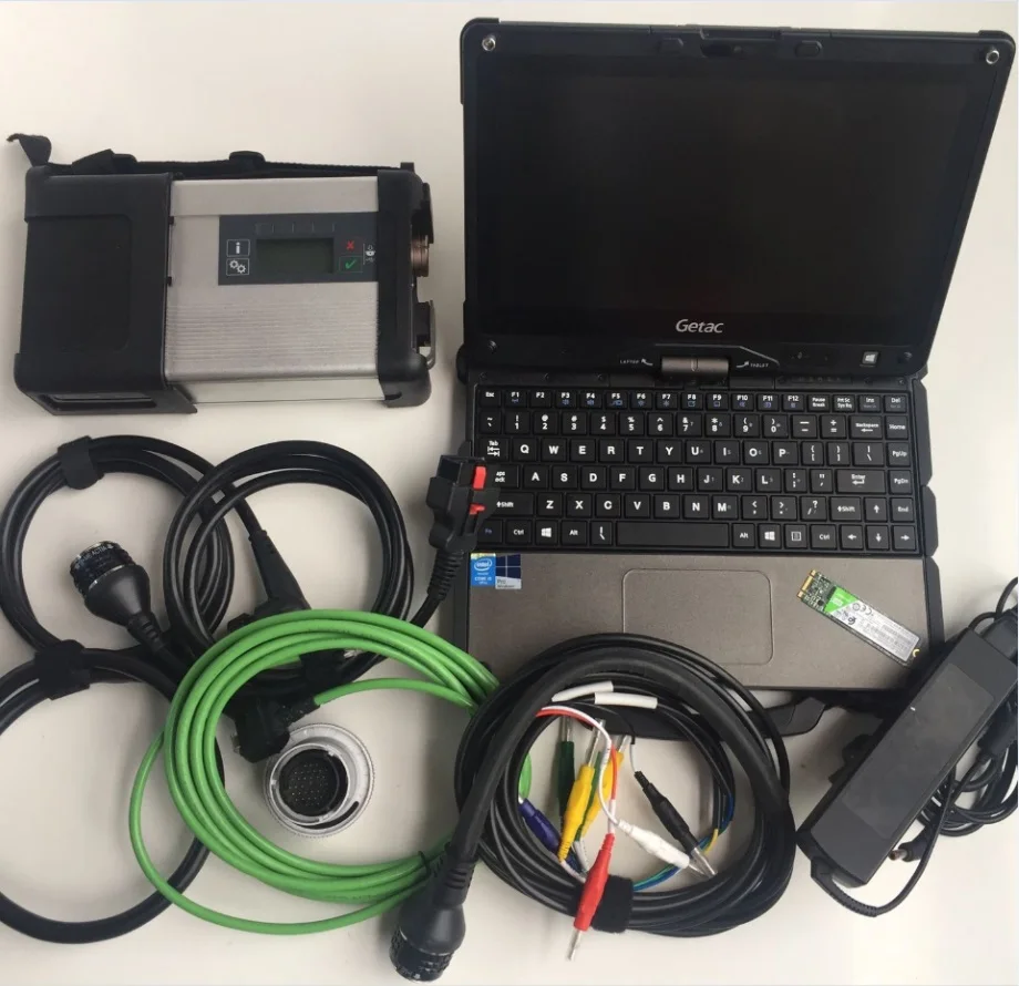 MB Star C5 SD Connect Diagnostic tool Plus Laptop Getac V110 I5 4G With SSDM Diagnosis Software 12 2018 Vediamo/DTS Ready ToWork |