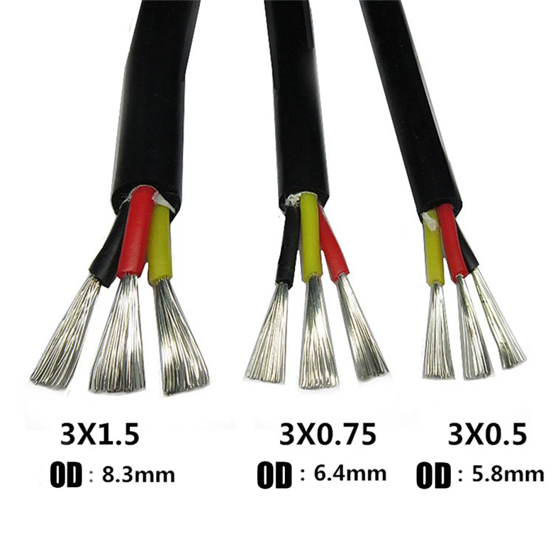 Cabos de Cobre Macio do Silicone do Multi-núcleo do Fio Resistente ao Frio do Cabo da Isolação do Silicone do Núcleo 20awg do Fio Núcleo de 100m Encalhados Flexíveis Dhl de 100m 2 10 fio macio do silicone do multi-núcleo do