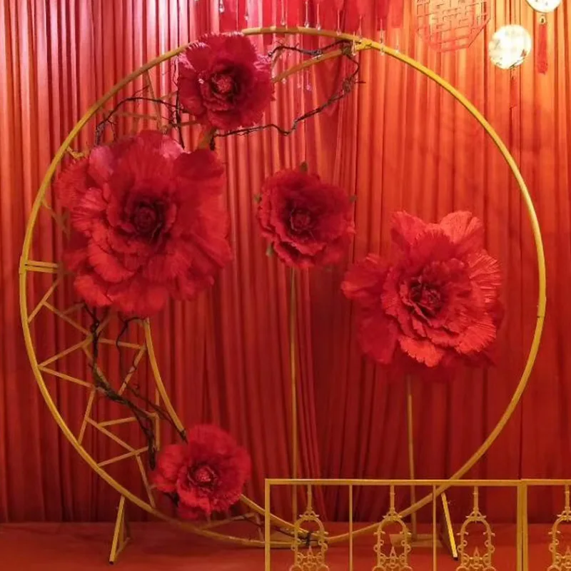 Искусственный Пион Свадебная вечеринка украшение большой цветок шоу реквизит поддельные цветы DIY цветок фон украшение стены