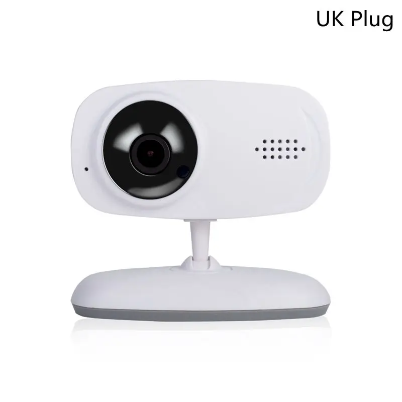 Loozykit 720 P беспроводной видеоняня няня камера безопасности ночное видение мобильный будильник мониторинг - Цвет: UK Plug