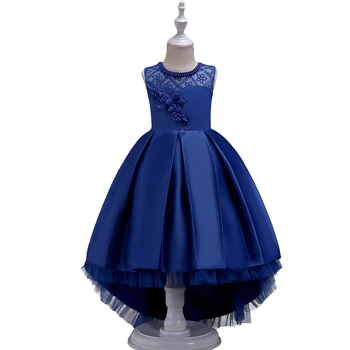 

BAOHULU Floral Girls Princess Beading Dress for Birthday Party Weeding Ceremony Kids Ball Gown Dresses First Communion Clothes