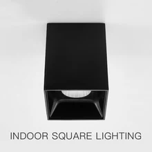 SCON мини мощность cob квадратный фокус освещение потолочный поверхностный монтаж светодиодный прожектор