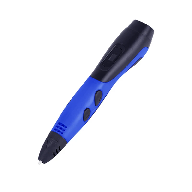3D печать Ручка 5 V 2A с Порты usb 1,75 мм Плавная абляция 3D-принтеры рисунок ручки с красками "сделай сам" 3d ручка креативный подарок для детей - Цвет: 3D Pen Blue