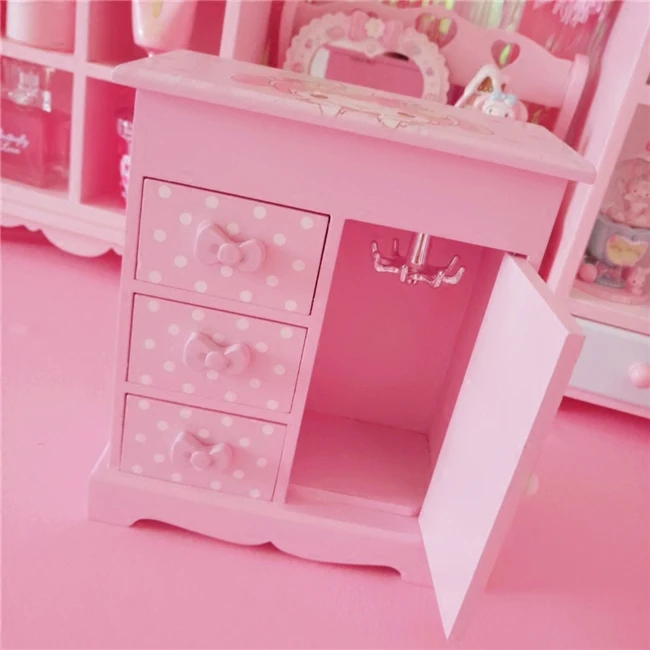 IVYYE 1 шт. розовая модная аниме коробка для хранения My Melody корзины дома красивый